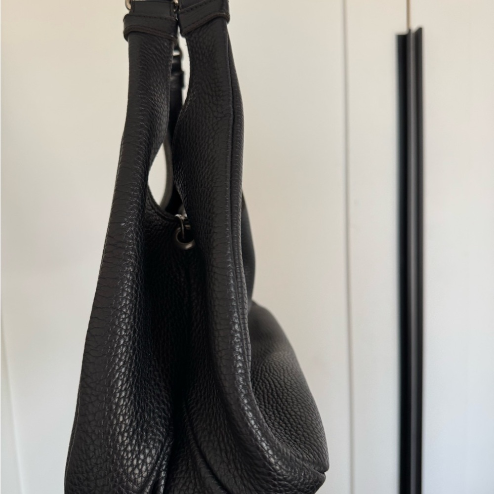 AUTHENTIC Bottega Veneta Black Intrecciato Leather mini tote shoulder hobo bag - Picture 13 of 16